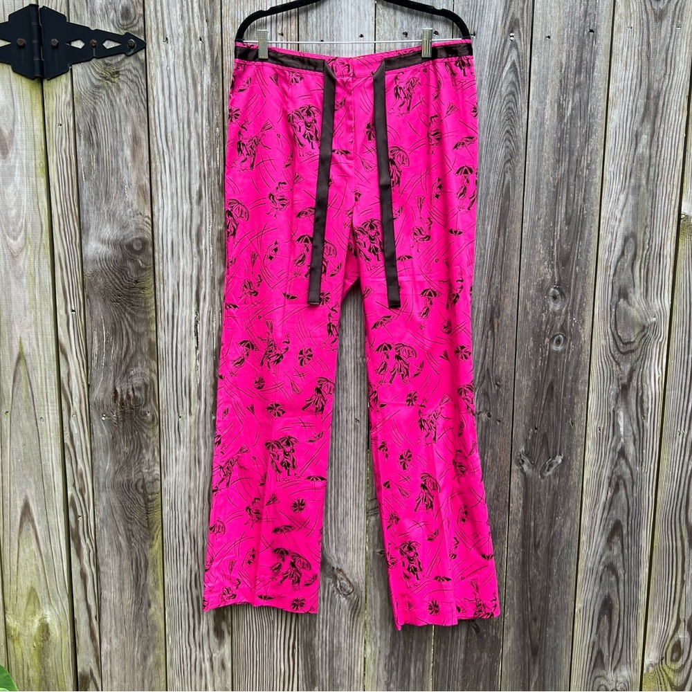 DANDY BY RANDI M Hot Pink and Black Umbrella Pants Women’s 14